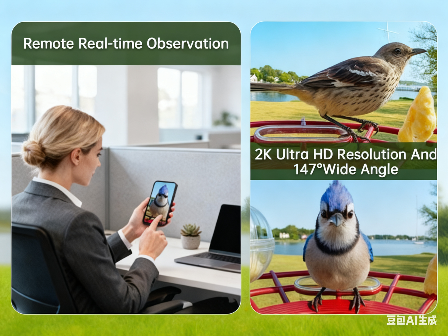 Smart Bird feeder with camera