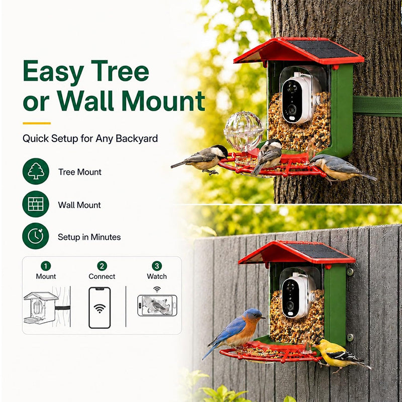 Smart Bird Feeder with Camera