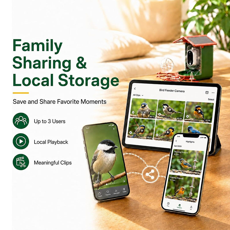 Smart Bird Feeder with Camera