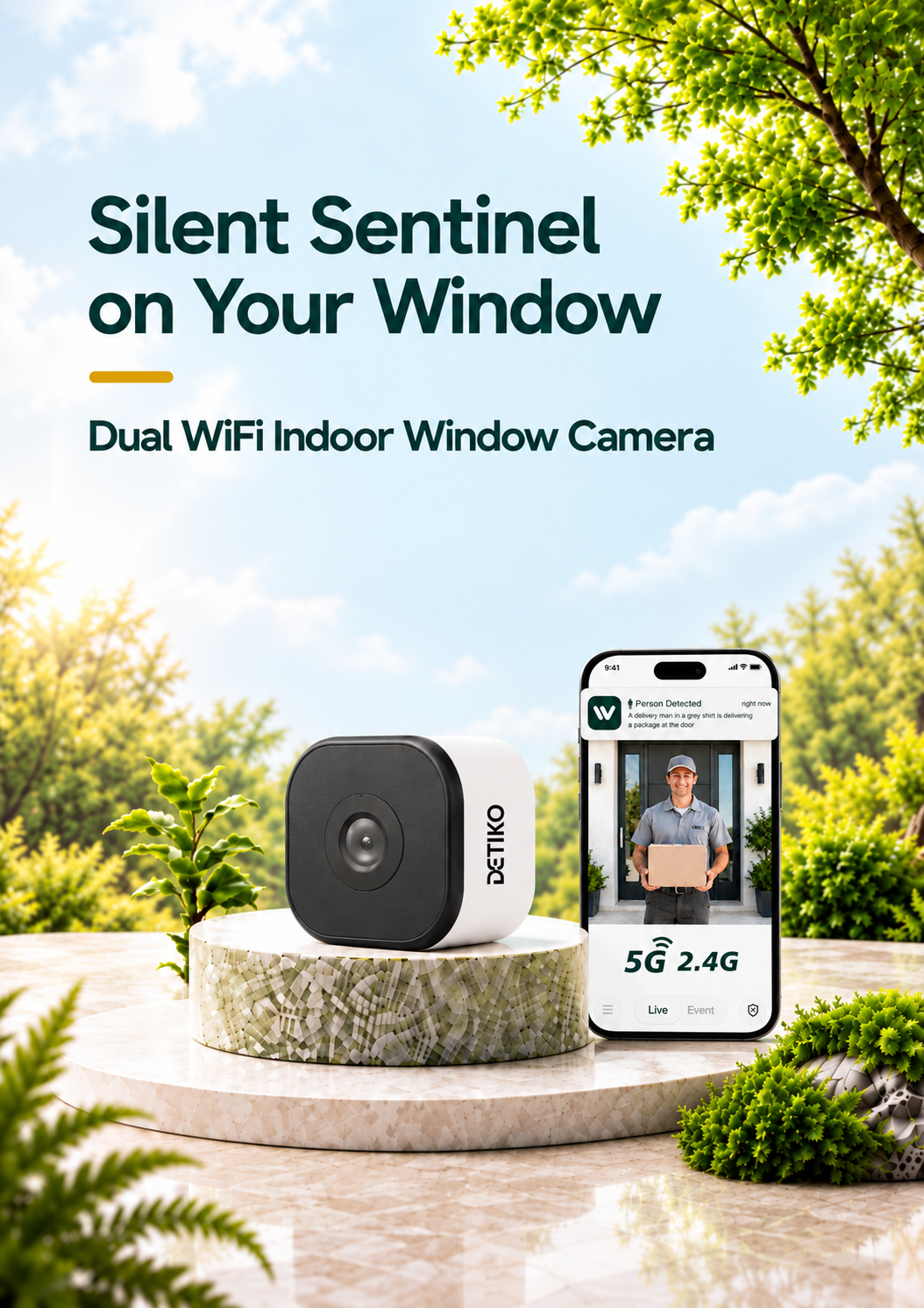 Window camera and app mobile hero